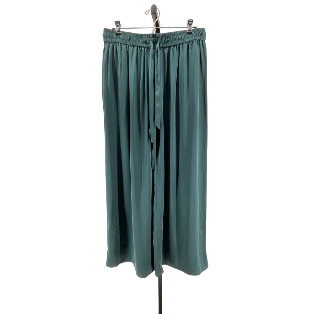 Zimmermann Gathered Teal Wide-Leg Size 3 Pants - Picture 3 of 6